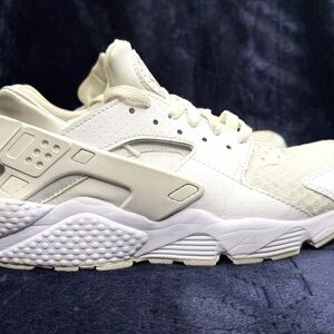 Cream Nike Huarache Sneakers